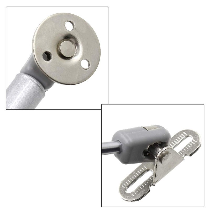 Augiimor 100N/22.5lbs Gas Struts, 6.9 Inch Length, 4 Pack, Industrial Style, Metal Finish, Copper, Zinc, ABS Material, Soft Open Lid Hinge for Cabinet, Toy Box, Pack of 4 - Image 3